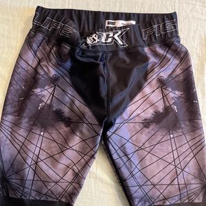 CK Fight Life - M - black/lavendar BJJ spats